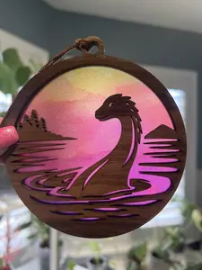 Lochness Monster Suncatcher for Sunny Window