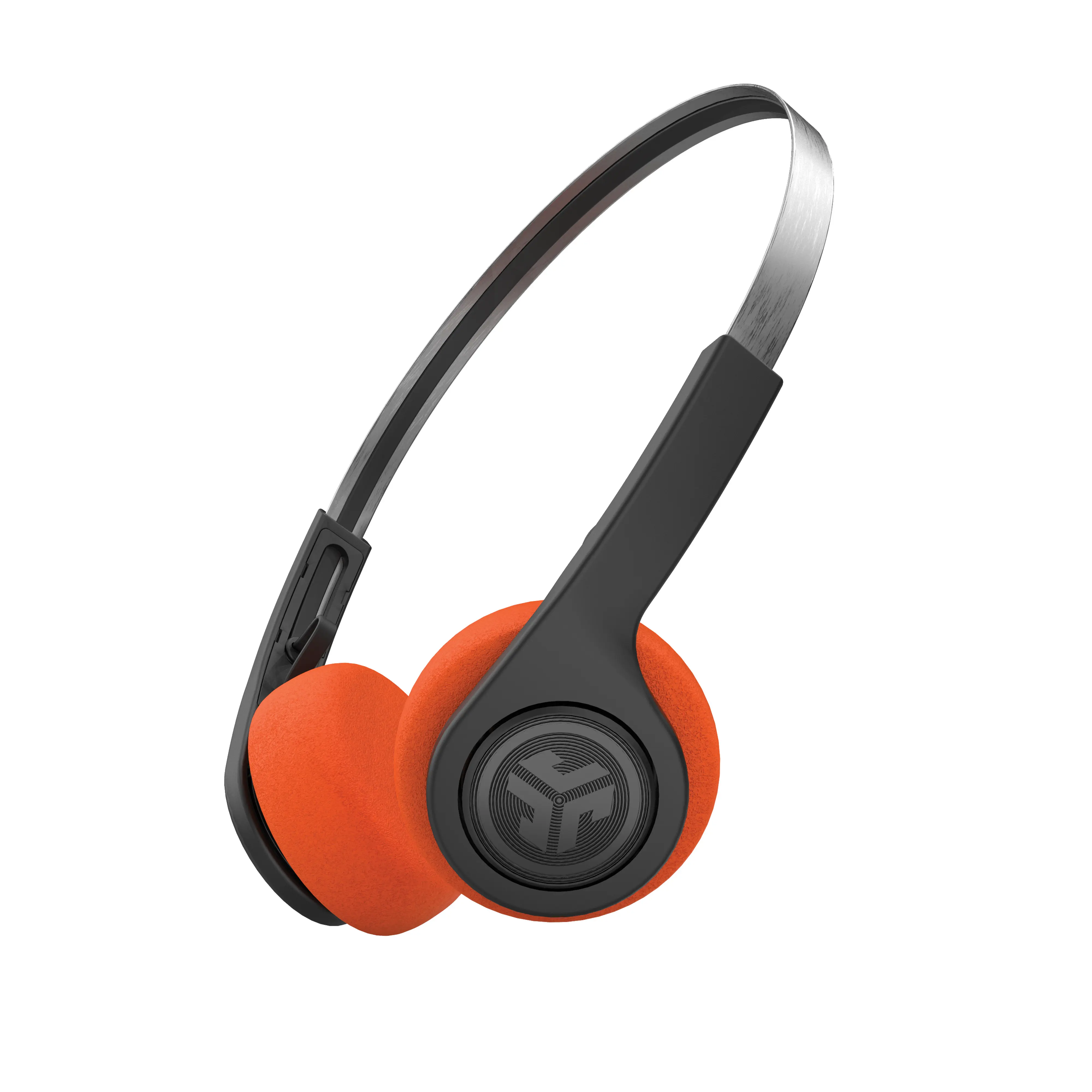 JLab Rewind2 Wireless Retro Headphones - 80s+90s vibe, Bluetooth 20+ Hours Playtime, Microphone, GenX Headphones, Lightweight Design