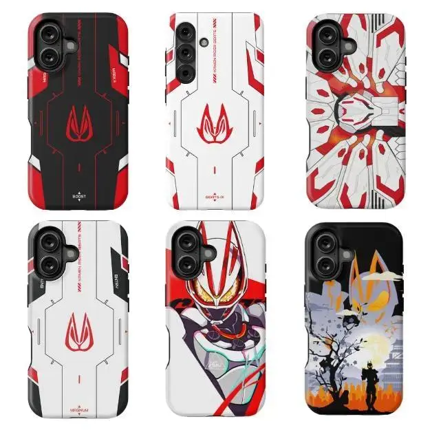 Kamen Rider Geats Smartphone Casing, Tokusatsu Anime Fan Protective Cellphone Accessory, Compatible with iPhone 11-17 Pro Max/Plus and Samsung Galaxy S23-25 Devices
