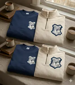 Embroidered Hogwarts Sweatshirt or quater-zip, Hoodie