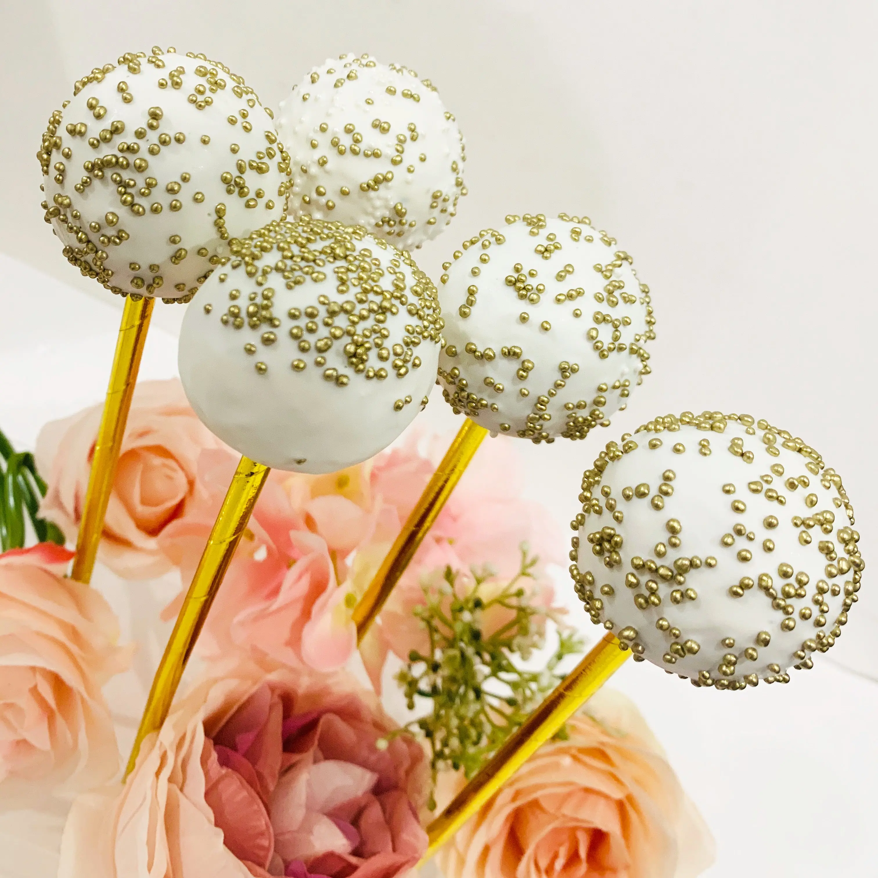 Gold Cake Pops
