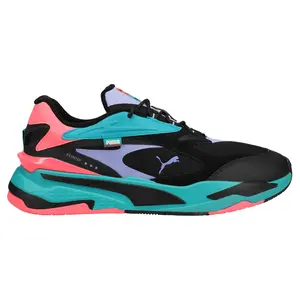PUMA Mens Rs-Fast Lace Up Sneakers Shoes Casual - Black, Blue, Pink, Purple