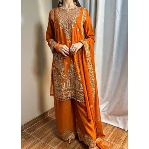 Gulnaar Elegance Rust by Riwaj Fashions