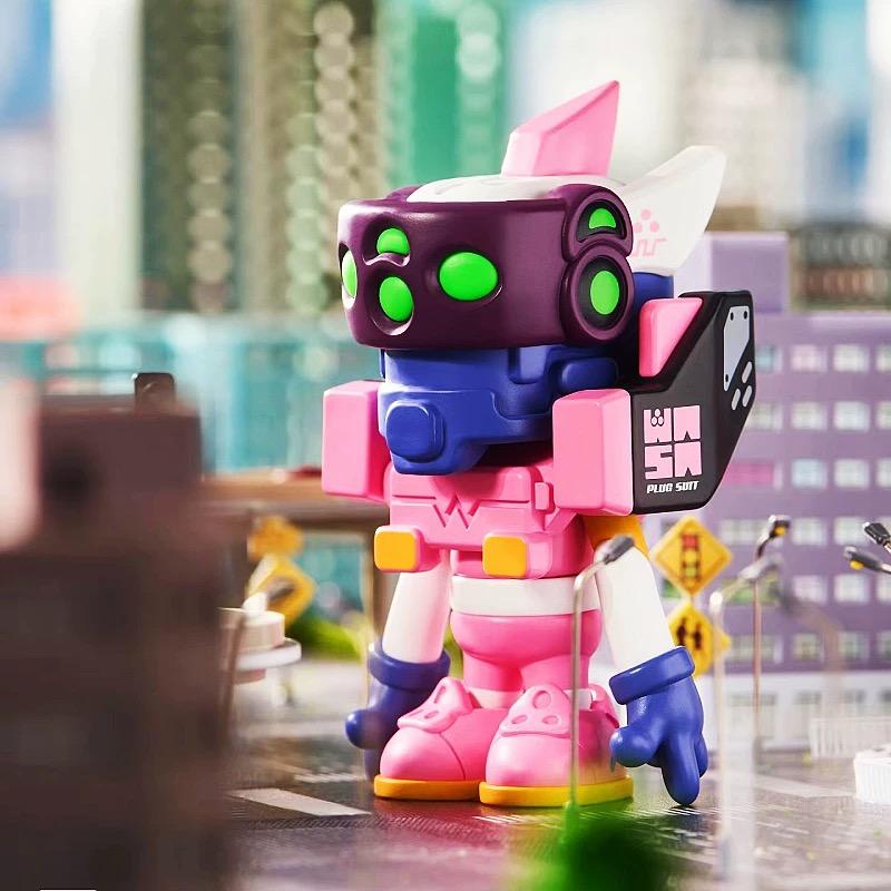 MINISO Evangelion x WASA EVA206 Collaboration Series Mystery Blind Box,Collectible Figures with Rare Hidden Version, Official Evangelion Merch for Anime Fans & Collectors,Home & Office Decor,Desk Display,Holiday Gifts (Height 5") Action Figurine