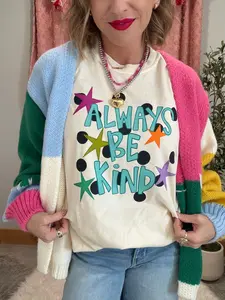 Comfort Colors ETTA OG Always be Kind Graphic Tee - Ivory Mother Day Friend Gift
