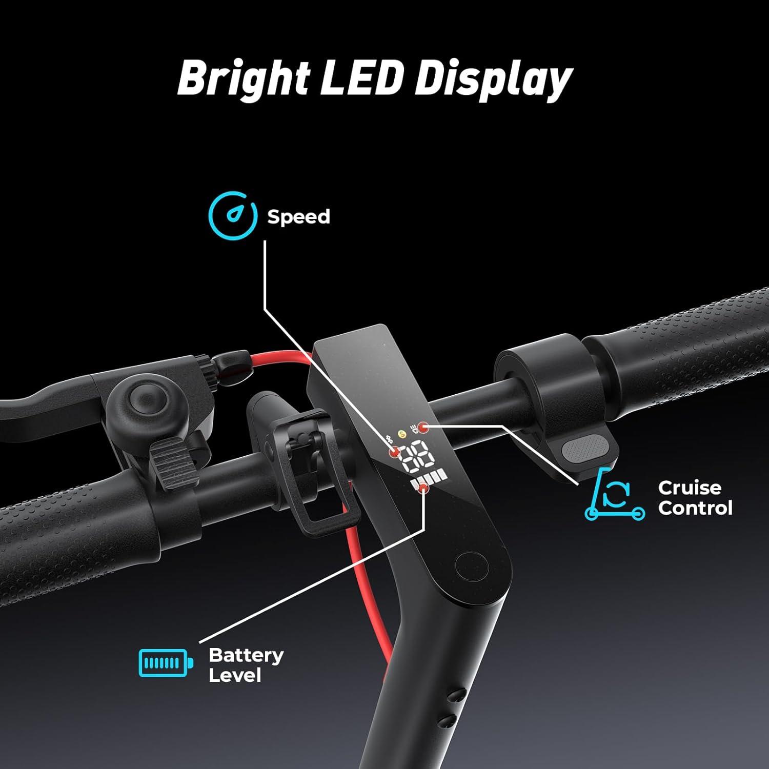 【New Year Sale】Electric Scooters for Commuting,  28MPH/21MPH Max Speed,1000W/500W/350W Motor, 37/35 Miles Max Range,  with Dual Suspensions & Braking Foldable Commuter E-Scooter for Adults/Teens SpringStatements