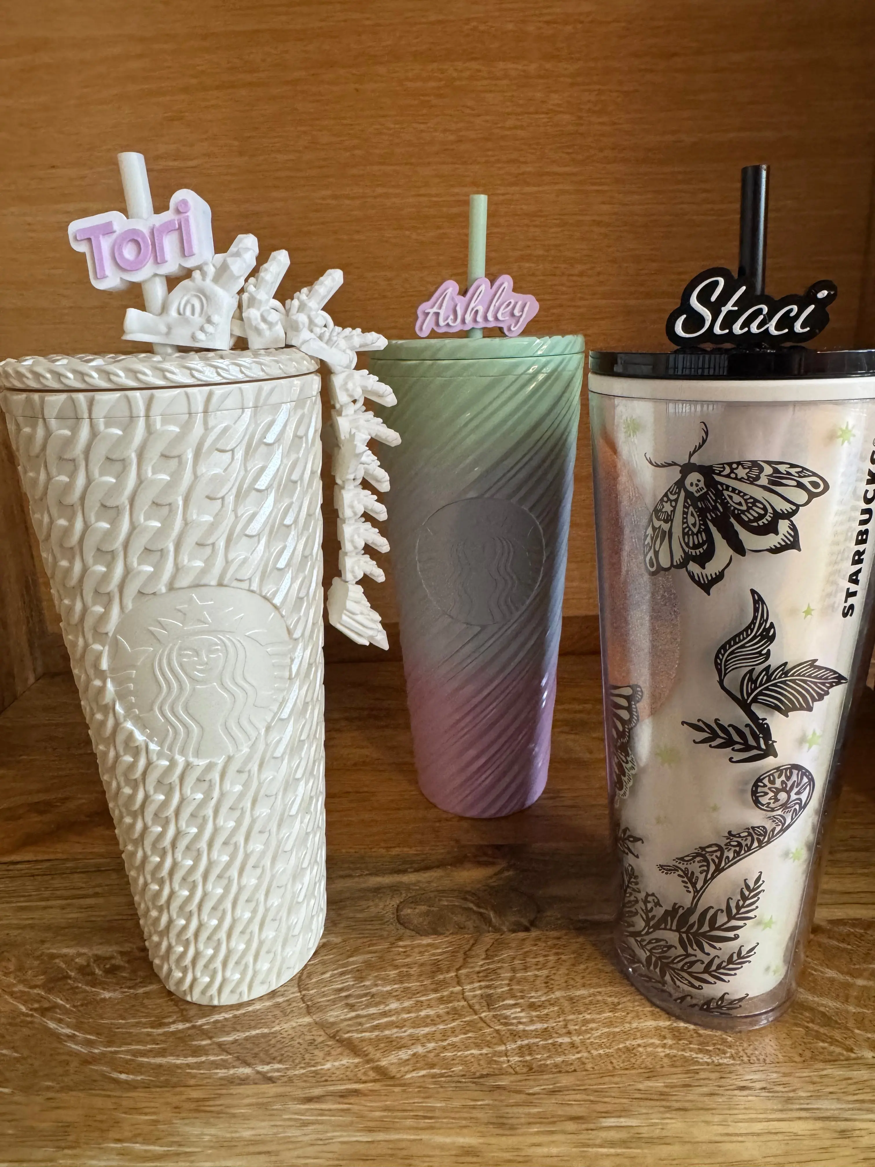 Custom Name Tumbler Topper Bundle — 2 for $25 (Cup Not Included)