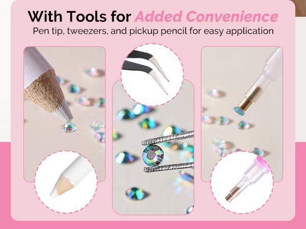MelodySusie 30000PCS/21000PCS/18000PCS Nail Charms, Nail Rhinestones Kit with Nail Gems, Bedazzling Kit for Nails, Colorful Clear Flatback Rhinestones, Charms Y2K for Nails, Multi Shape Nail Art Accessories for Crafts