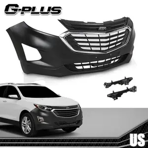 Fit For 2018 2019 2020 Chevrolet Chevy Equinox Front Bumper Upper Lower Grill