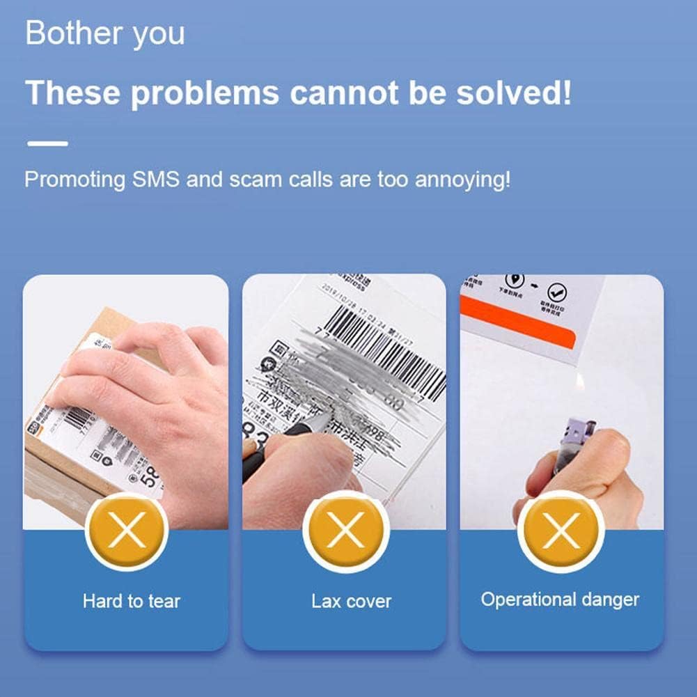 2-in-1 Thermal Paper Eraser Pen & Craft Knife, Receipt Text Fading Tool for Privacy Protection, Shipping Labels, Bills, Invoices, Returns, Price Tags, Gift Receipts, Office & School Supplies, Christmas Gift