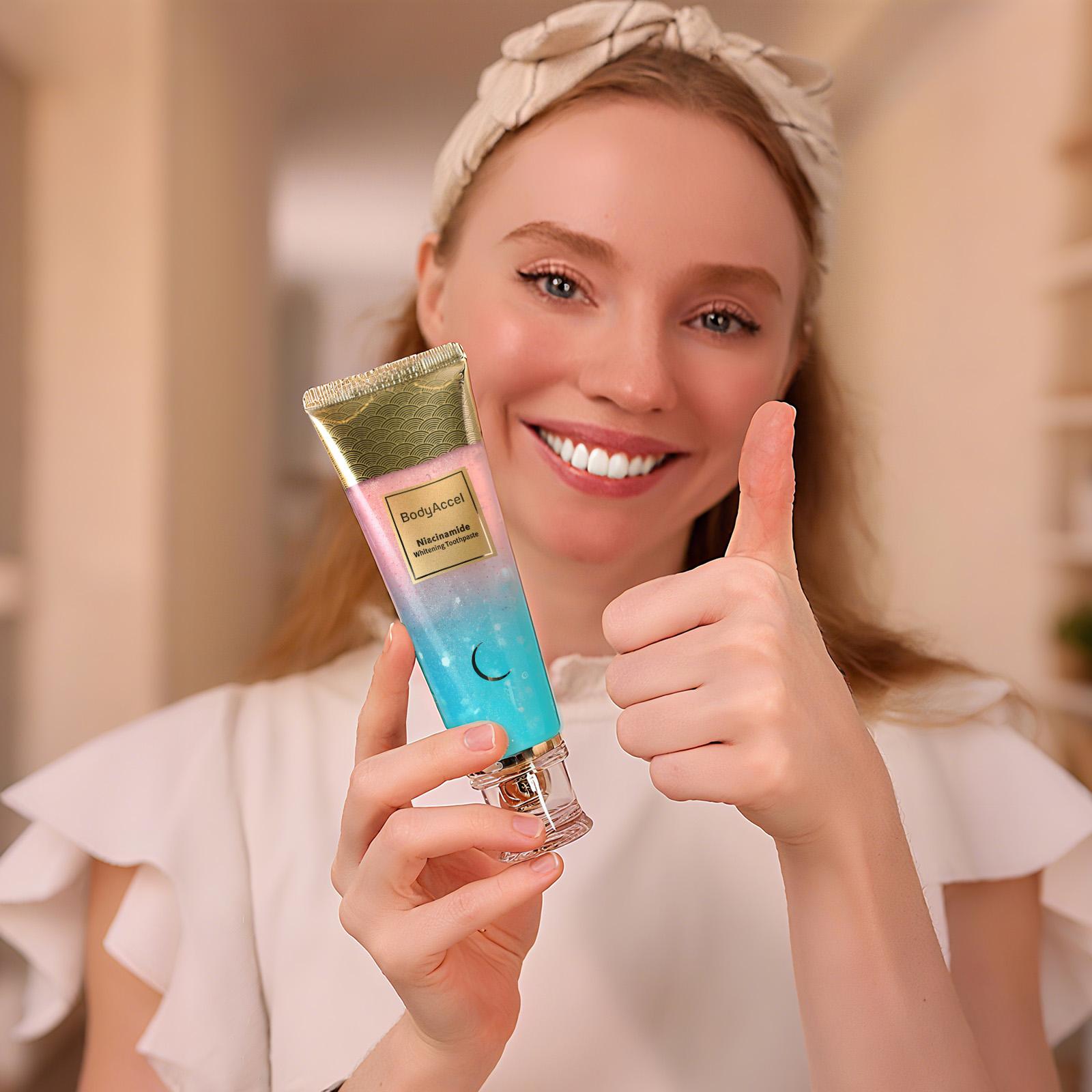 【Q】BodyAccel 【Tripel Whitening】Niacinamide Whitening Toothpaste