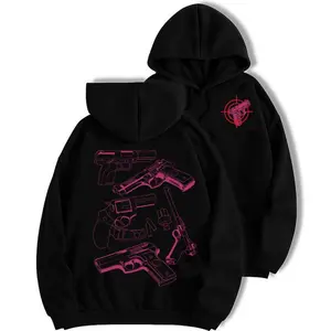 IN GLOCK WE TRUST Hoodie | Streetwear Essential for Hip Hop Lovers & Rap Music Fans | Men's Unisex Oversized Pullover | Bold Graphic Sweatshirt for Concerts & Urban Fashion | Christmas Gift Birthday Present for Boyfriend Brother Teens