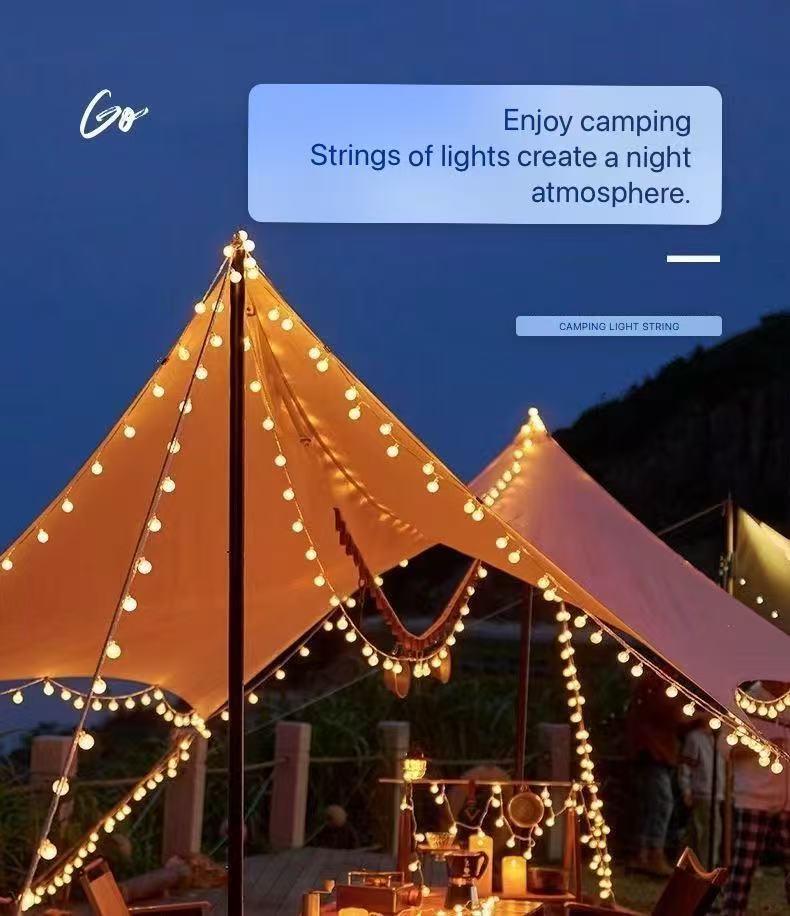 100LED  bulb globe, length 39.3 feet, solar powered, 8 flashing modes  , outdoor camping waterproof patio decorative , can be used for Valentine's Day, Easter, all kinds of festivals, birthday wedding decoration Fairy Lights