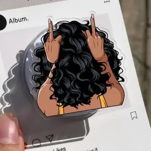 Women of Color Art Design Kindle Accessories, Melanin Magic Kindle Grip, Phone Holder For Her, Phone Accessories, Best Gift Idea