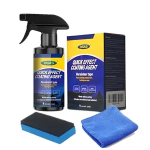 OGAS Car Nano Coating Kit, Car Paint Maintenance Spray, Car Coating and Maintenance Agent, Effectively Enhances Car Paint Brightness and Protects Car Paint