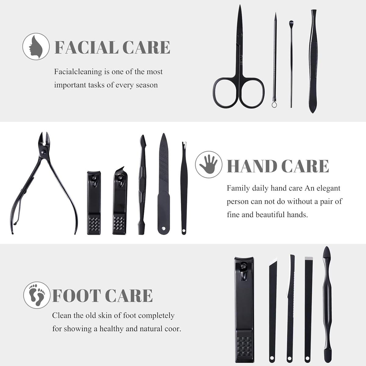 8/24/15pcs Professional Nail Clipper Set with Storage Case, Portable Manicure & Pedicure Tool Set, Nail Cutter Kit Wallet, Nail Care Tool for Home & Travel, Body Care Products, Thanksgiving and Christmas gifts 8/24/15pcs Professional Nail Clipper Set with Storage Case, Portable Manicure & Pedicure Tool Set, Nail Cutter Kit Wallet, Nail Care Tool for Home & Travel, Body Care Products, Thanksgiving and Christmas gifts
