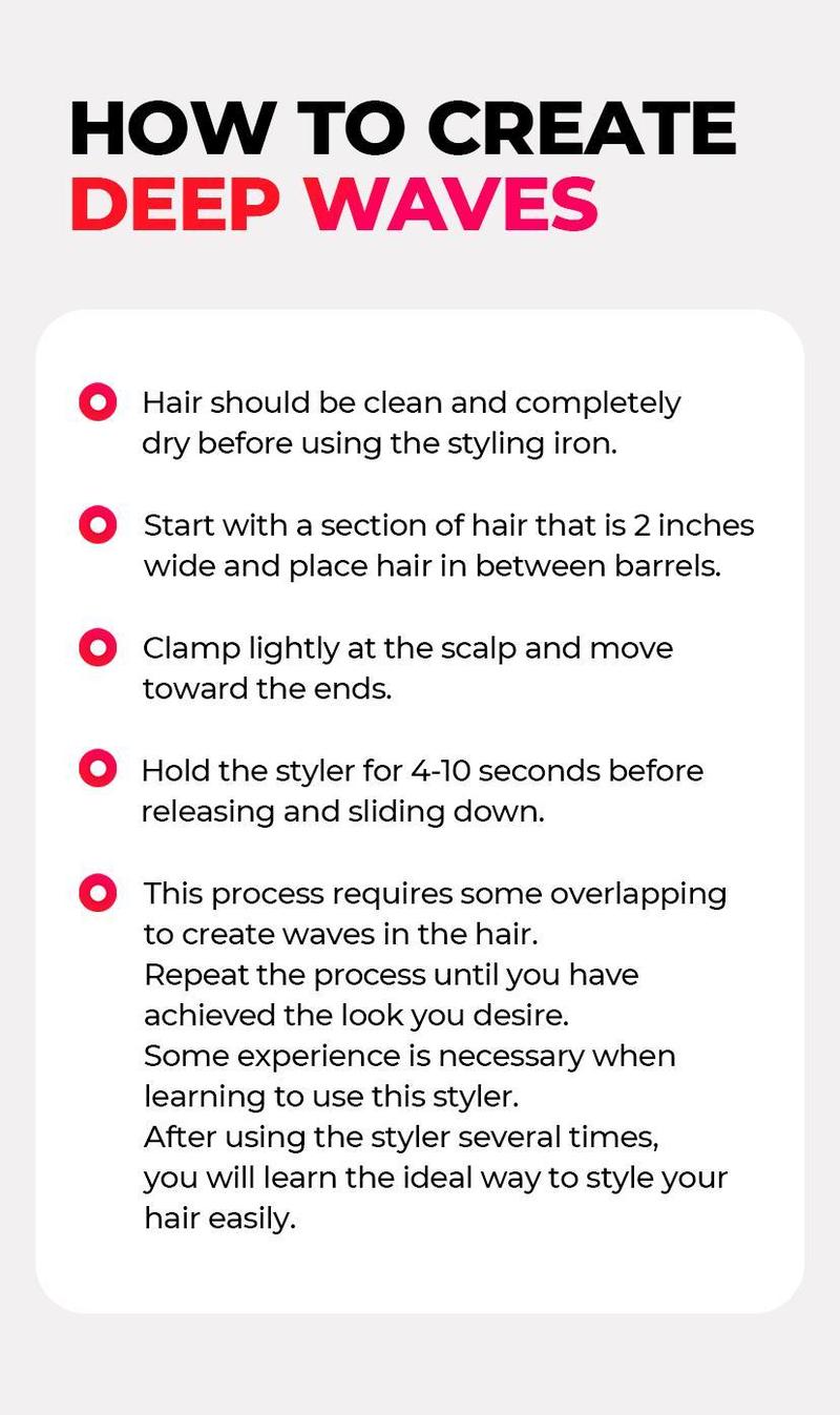 TYMO ROVY COMPACT Hair Waver Crimper, Hair Curler & Curling Irons, Hair Styling Tool With Negative Ionic Technology For Smooth Waves, Wavy Comfort, Hollywood Waves,Negative Ion,Beach Waver,Cash Kate Curling Iron