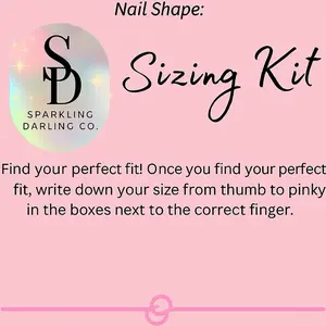 Press-On Nail Sizing Kit | Find Your Perfect Fit – SPARKLING DARLING