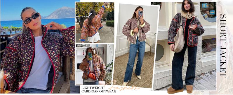 YeeZaa Women's Cropped Floral Quilted Jacket Cardigan 2025 TikTokShopHolidayHaul Christmas Printed Lightweight Open Front Padded Puffer Coat YeeZaa Women's Cropped Floral Quilted Jacket Cardigan 2025 TikTokShopHolidayHaul Christmas Printed Lightweight Open Front Padded Puffer Coat