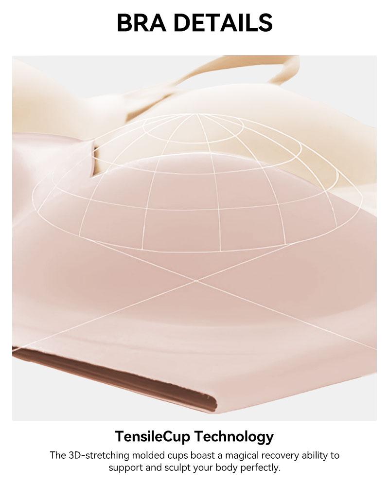 COMFELIE S-3XL Plus Size Wireless Bra for Women ,Seamless Bra with Support Bralette, Comfort Lightly Lined Full Coverage Bra EB061-62, 1 Pack