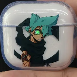 Sou Eater Black star Airpods Case Cool Anime Character AirPods Case -SOUL EATER- Stylish Cover for AirPods 34Pro2,Otaku Accessory, Trending Gift Idea for Anime Fans