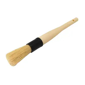 CHEMICAL GUYS Boar's Hair Detailing Brush – Premium Natural Bristles for Gentle Yet Effective Cleaning of Interior Vents, Emblems, Wheels & Trim Car Cleaner