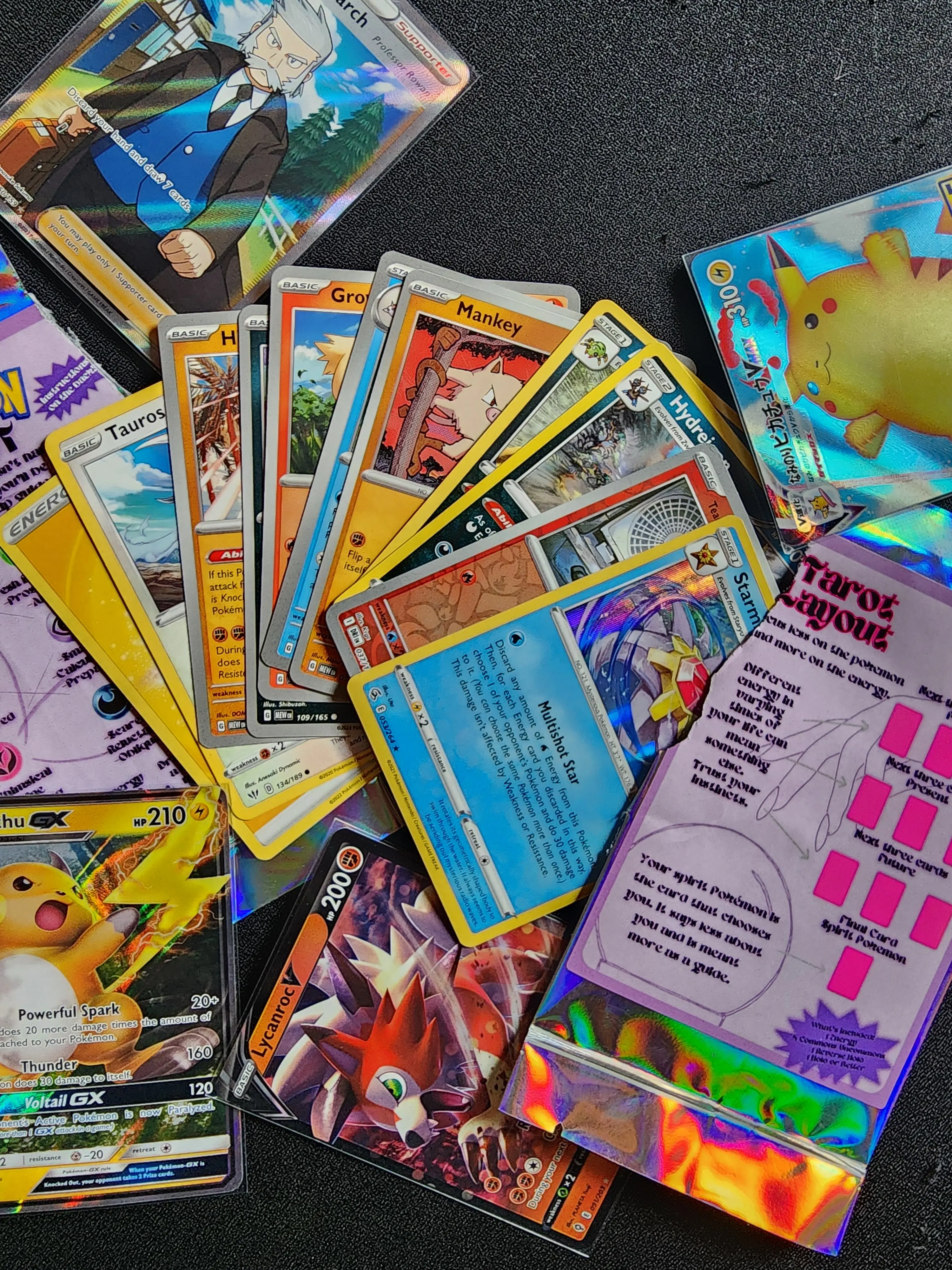 Pokmon Tarot Pack (11 Authentic Pokmon Cards) Holo Guaranteed - TikTok  Shop