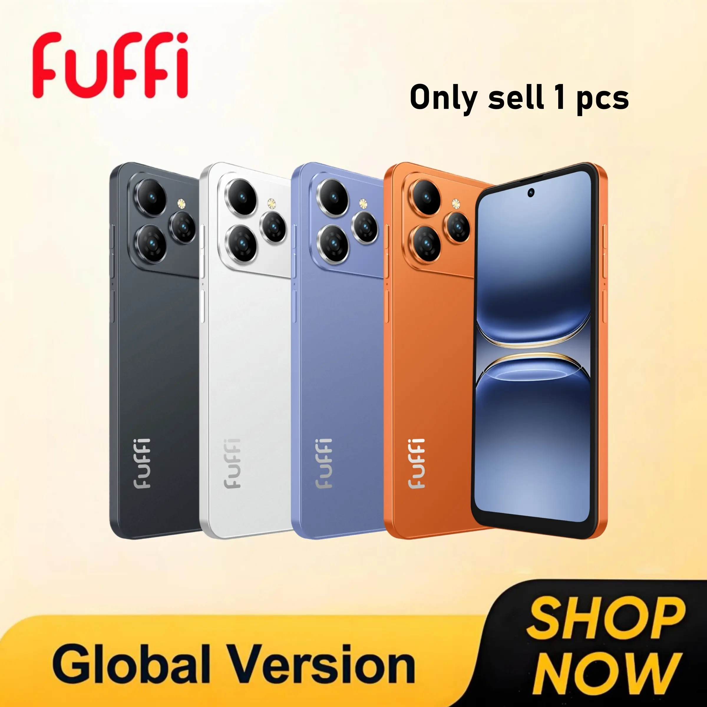 FUFFI‑M17 Pro Mobile Global Smartphone, 6.56‑Inch Display, Supports 4G Network, Android 10.0, 3+32GB Memory, 3100 mAh Battery, Dual‑SIM, Quad‑Core Processor Android Phones