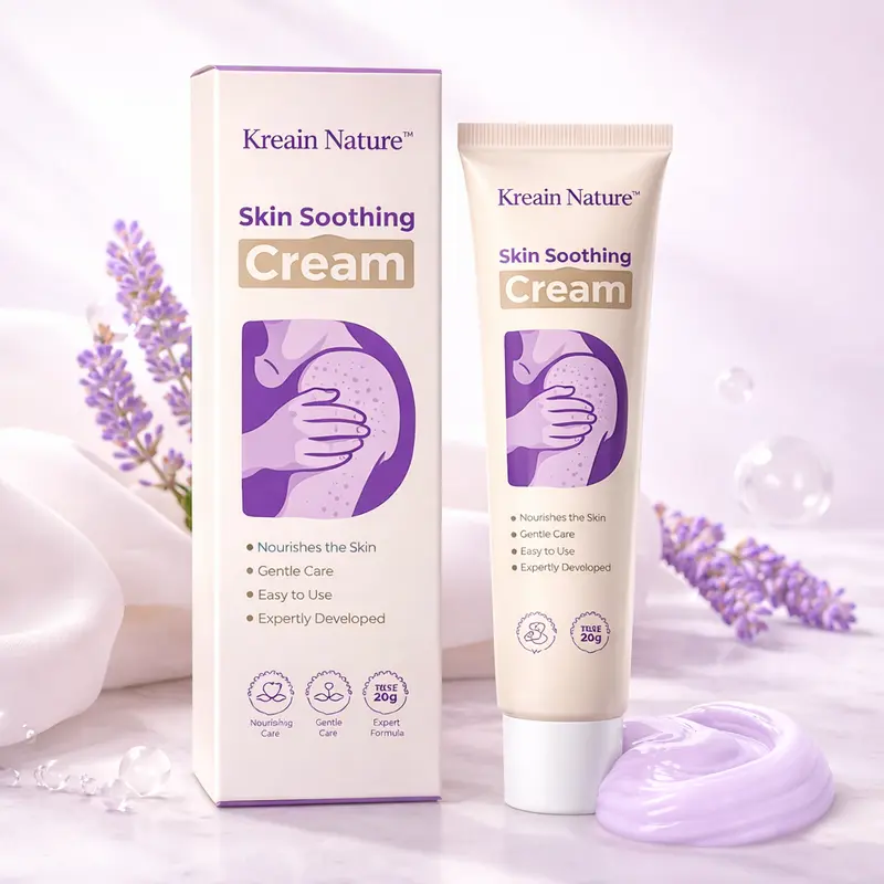 Kreain Nature 1 Skin Soothing Gel, Containing Indian Safflower Root Extract and Tea Tree (Mentha) Leaf Extract.with Tea Tree & Cica for Irritation