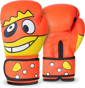 Kids Boxing Gloves – Cartoon Design Training Gloves for Boys & Girls | Comfortable Padding, Secure Wrist Support for Boxing, Kickboxing & Martial Arts