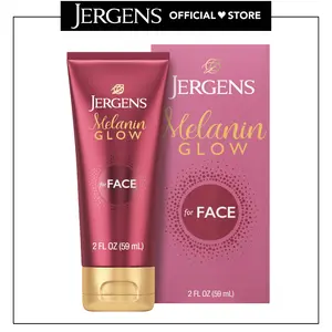 Jergens Melanin Glow Facial Glow Enhancer, Luminizer and Moisturizer, with Hyaluronic Acid Jergens Melanin Glow Facial Glow Enhancer, Luminizer and Moisturizer, with Hyaluronic Acid