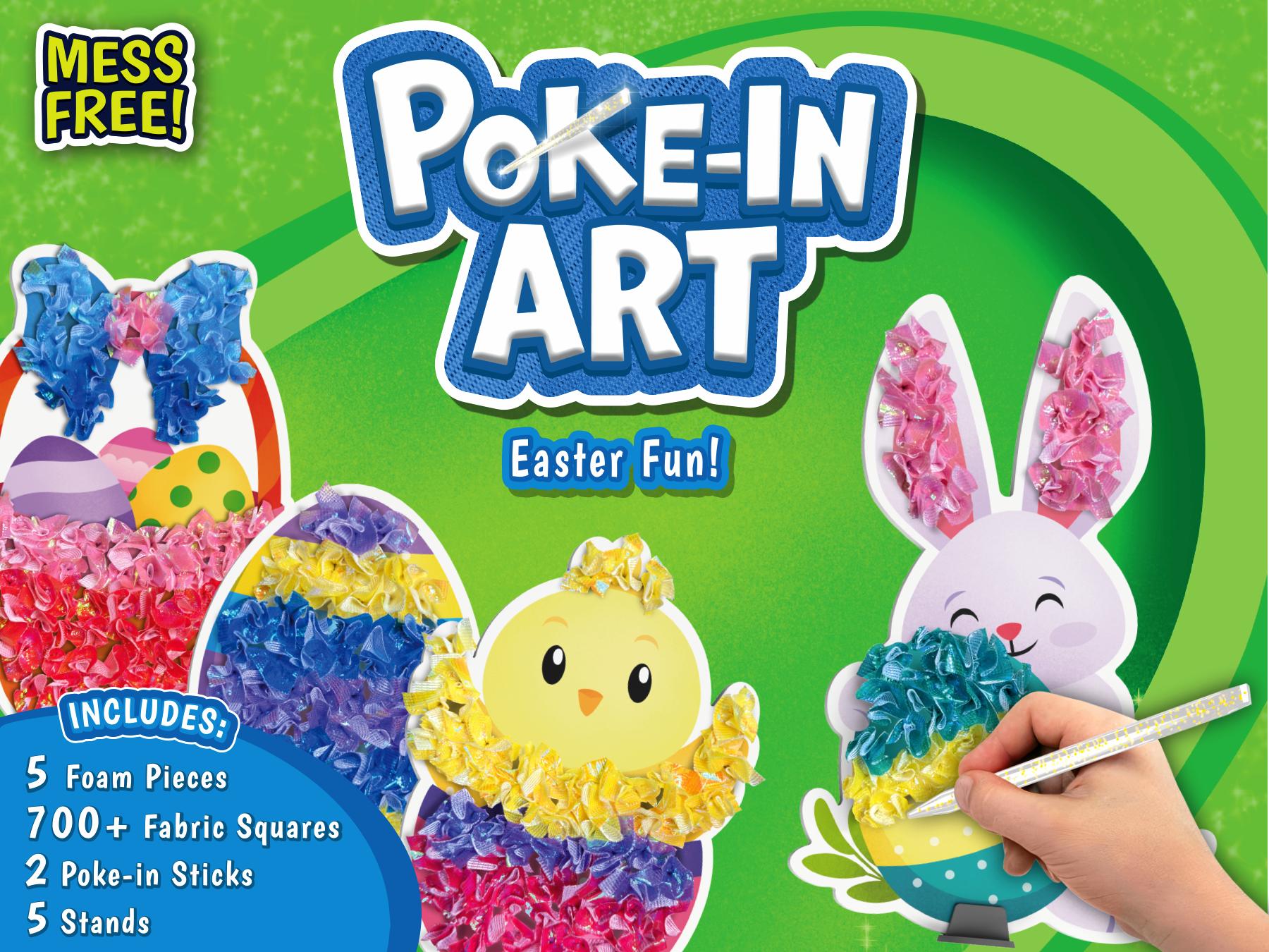 Easter Special Poke in Art - Skillmatics Art & Craft Activity, Mess-free Art for Kids, DIY kit, Gifts for Girls & Boys Ages 4 to 9 Creative Play Artistic