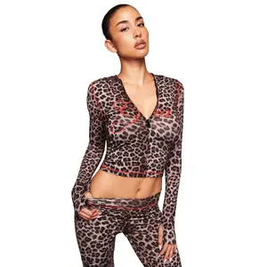 HOODIE - DARK LEOPARD OUTFIT  WITH PANTS
