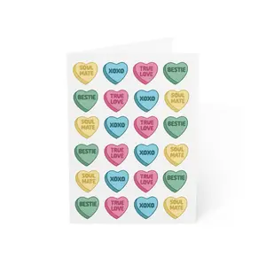 Conversation Hearts Valentines Card | BFF Valentines