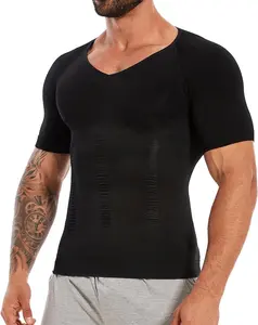 JIM Fitness 2 Pack Men's Compression Shirts Tummy Control Body Shaper Tank Top Slimming Undershirt Gym Fitness