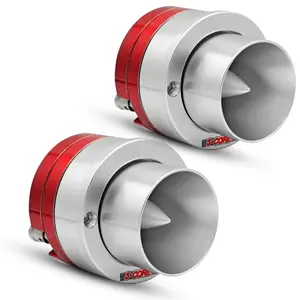 5Core Super Tweeter 2Pc 1 Inch Neodymium 300W Compression Titanium Bullet Tweeters w Aluminum Frame