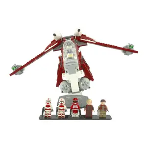 Acrylic Display Stand Compatible with LEGO 75354 Coruscant Guard Gunship -  Set Not Included