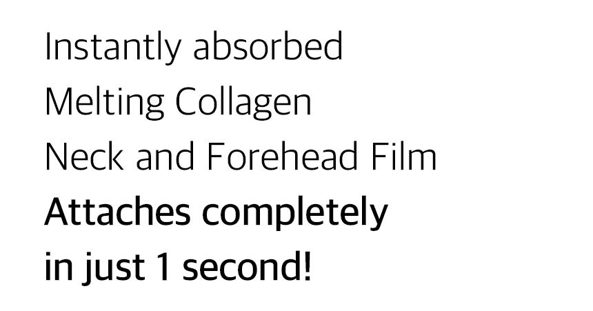 [mixsoon Official Shop] Melting Collagen Neck & Forehead Film 5ea - Smooth & Firm Collagen Neck & Forehead Film, Korean Skincare for Glass Skin