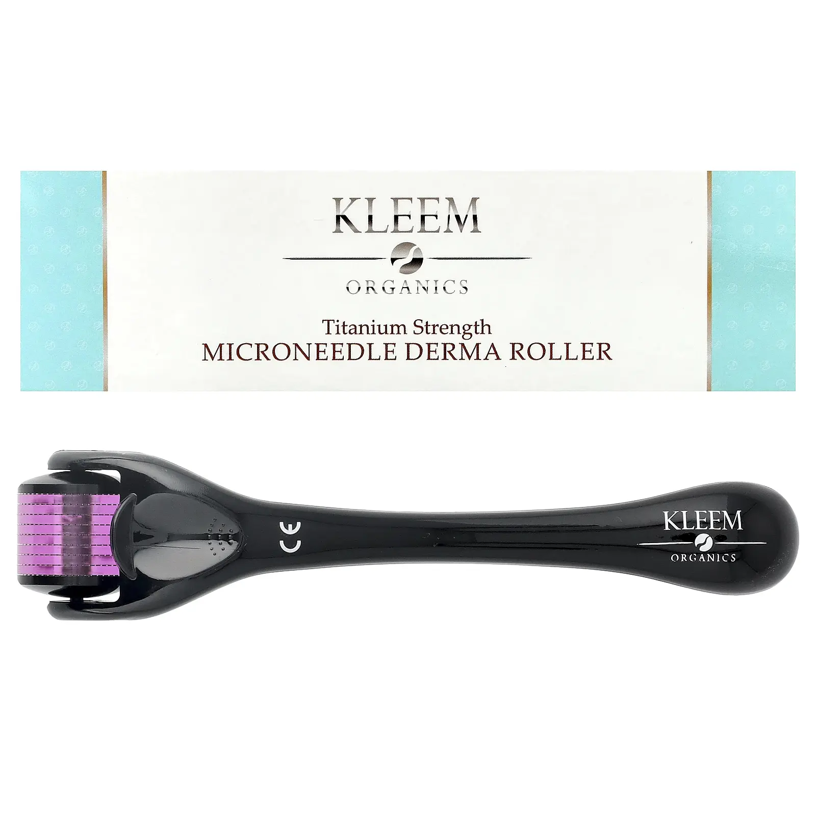 Kleem Organics Microneedle Derma Roller, Titanium Strength, 1 Count