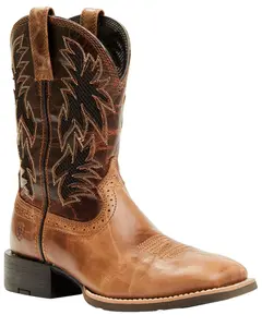 Ariat Men's Sport Cool Venttek Western Performance Boot Broad Square Toe - 10031446