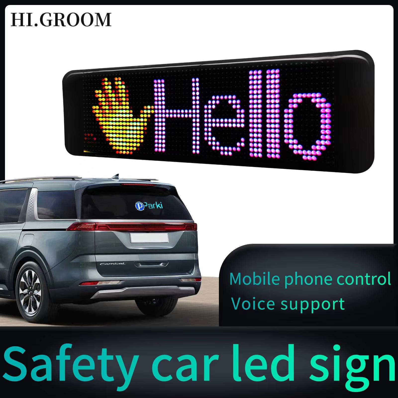 COOL LED SCREEN for Car, Programmable Flexible LED Matrix Panel ...