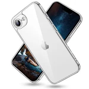 Suitable for iPhone 16e, TPU airbag soft silicone protective case (with fine holes), ultra-thin soft TPU silicone protective case, drop protection, transparent version.