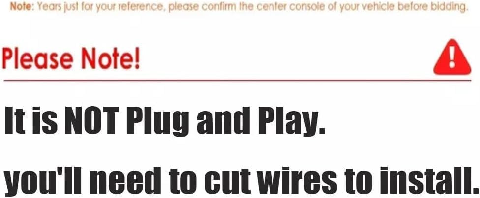 10.1" Android 14 Car Stereo for Ford F-150 1997–2004 | 4+64GB Double Din Touchscreen Radio with Wireless CarPlay & Android Auto, GPS Navigation, Bluetooth, WiFi, SWC, FM, Backup Camera