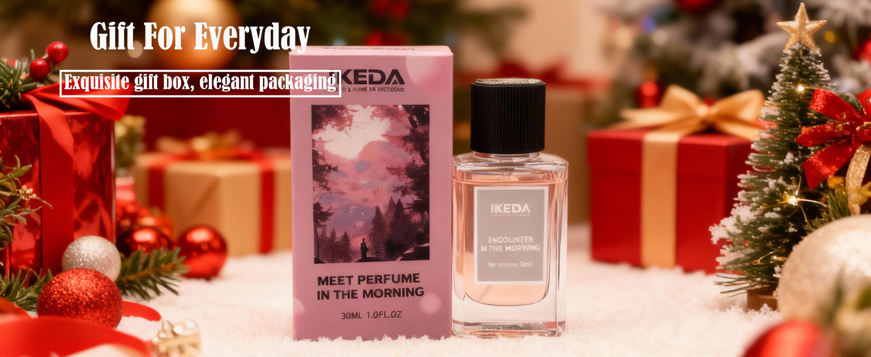 IKEDA Eau de Parfum Long Lasting Unisex Fragrance Perfumes Para Invierno 30ml Ideal Gift for New Year Birthday Valentine's Day Special Occasions Perfect for All-Day Wear Citrus Woody Musk long lasting perfume mini perfumes