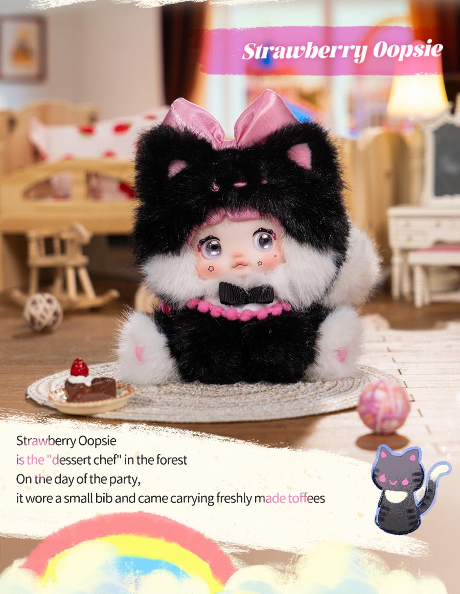 TOPTOY】Nommi Sitting Zoo Series Plush Blind Box, Cute Figures