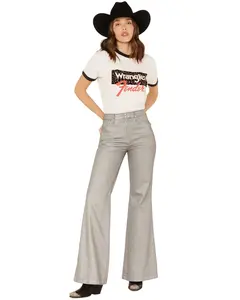 Wrangler Women's X Fender Women'S Metallic Wanderer Flare Jeans - 112326259
