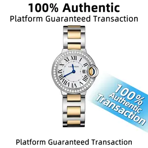 Cartier Ballon Bleu Small Model 28mm Two-Tone (Steel & 18k Gold) - Custom Diamond Bezel WHP038504