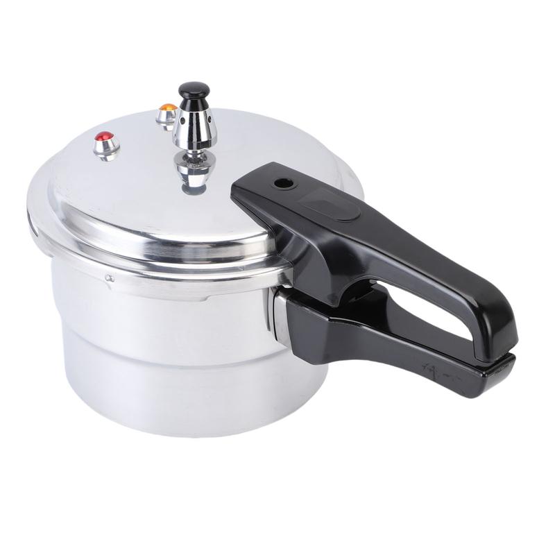 Pressure Cooker With Steam Rack for Kitchen 3L Explosion Proof Aluminium Alloy Safety Stovetop Fast Cooking Canning Cooker Pot