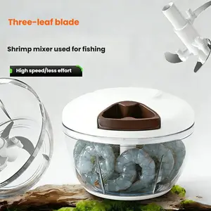 Fishing Shrimp Trap, Shrimp Meat-specific Hand-pulled Shrimp Harvester, Mixer, Fishing Manual Bait Grinder