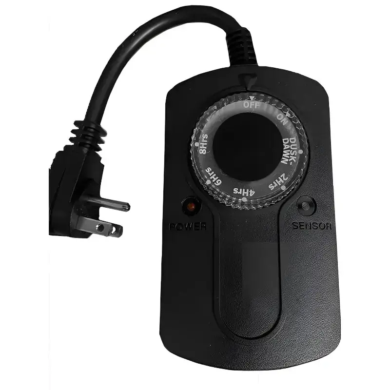 2 Outlet 15 Amp Outdoor Photocell Timer